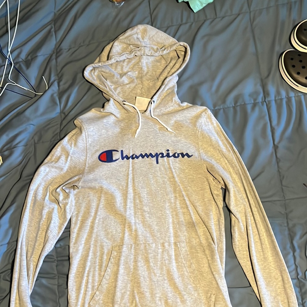 CHAMPION hooded long Sleeve Tee